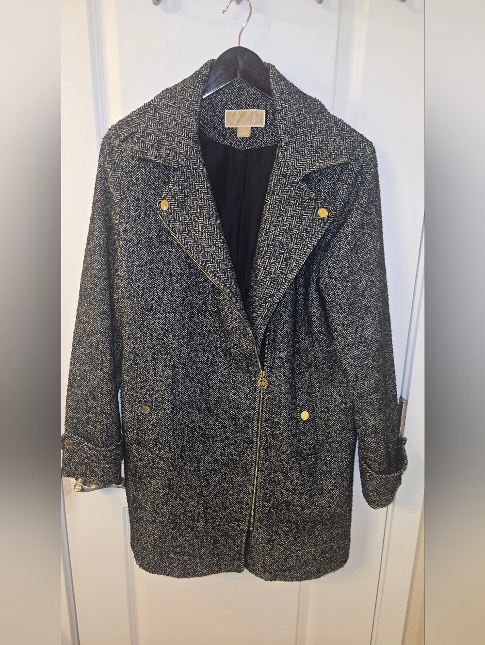 Michael Kors Tweed Peacoat